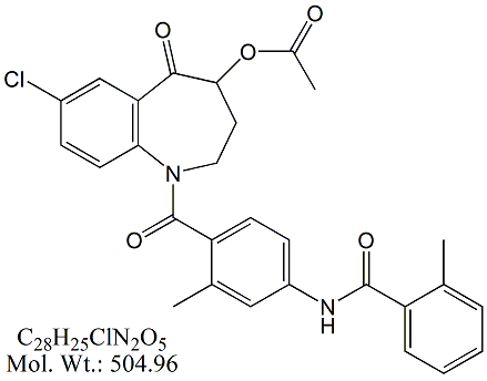 Tolvaptan Acetate 5-Oxo Analog